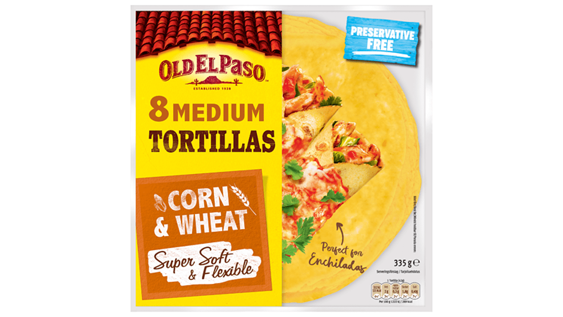 Supersoft Corn & Wheat Tortillas